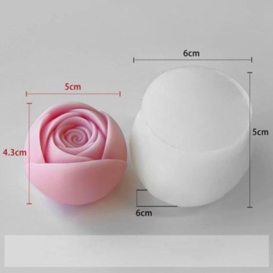 Silikonski kalup - ruža 