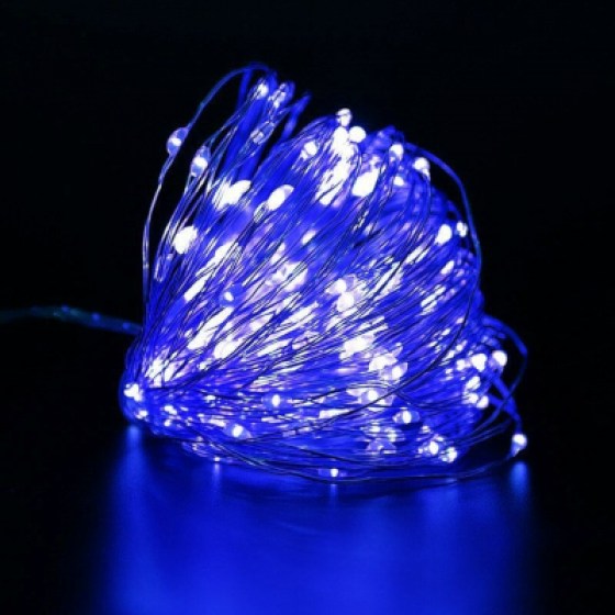 Lampice za boce plave