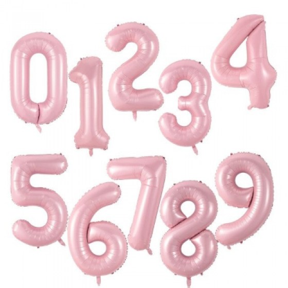 Folijski balon BROJ 0, 100CM