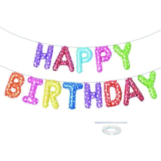Baloni Happy Birthday MIX 4