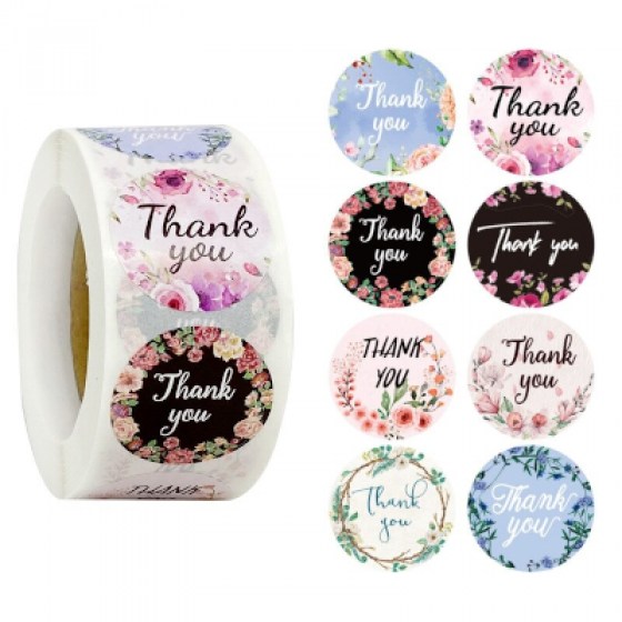 Samoljepljive naljepnice "Thank You" 01