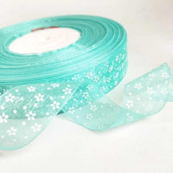 Organza traka sa uzorkom - mint