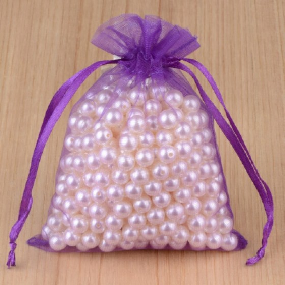 Organza vrećice 9x12cm tamno ljubičaste