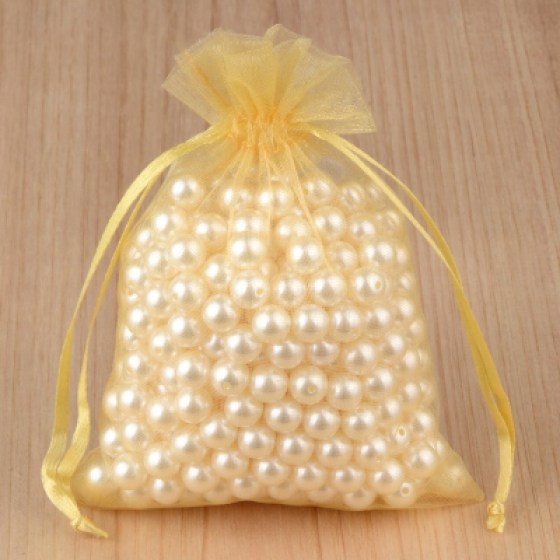 Organza vrećice 9x12cm zlatne