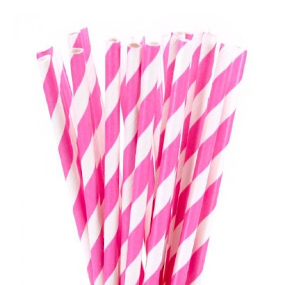 Papirnate slamke roze 02
