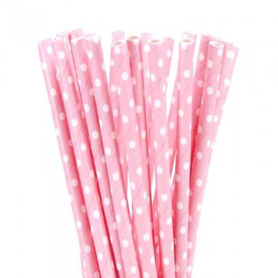 Papirnate slamke roze 01