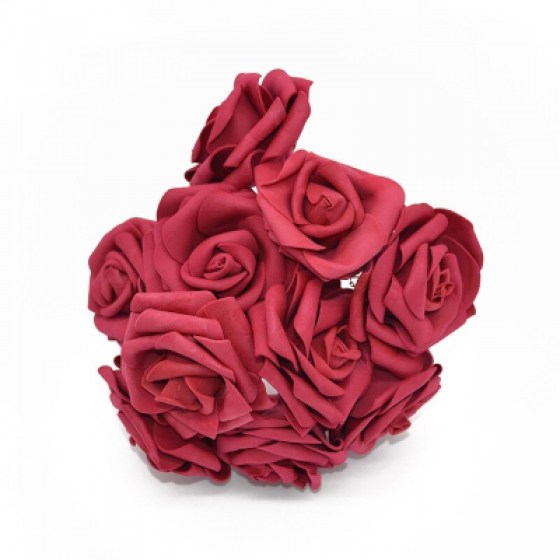 Poliform ružice bordo 8cm