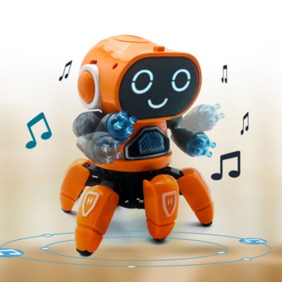 Interaktivni robot bijeli