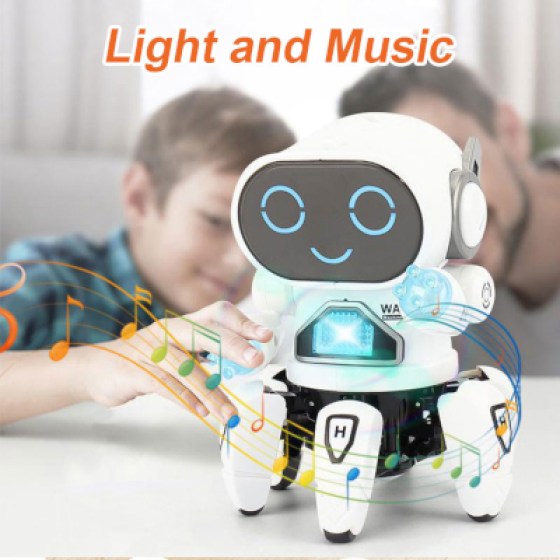 Interaktivni robot bijeli