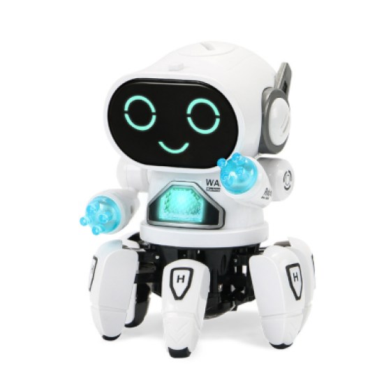 Interaktivni robot bijeli