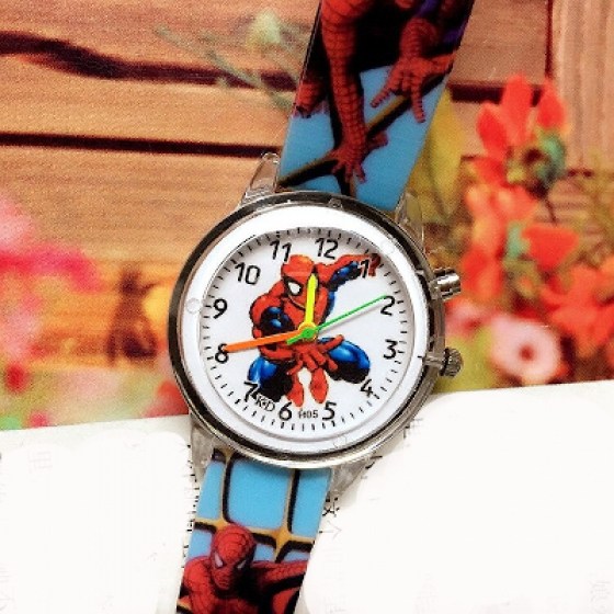 Sat Spiderman svjetleći svijetlo plavi